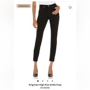 Re/Done Originals High Rise Ankle Crop